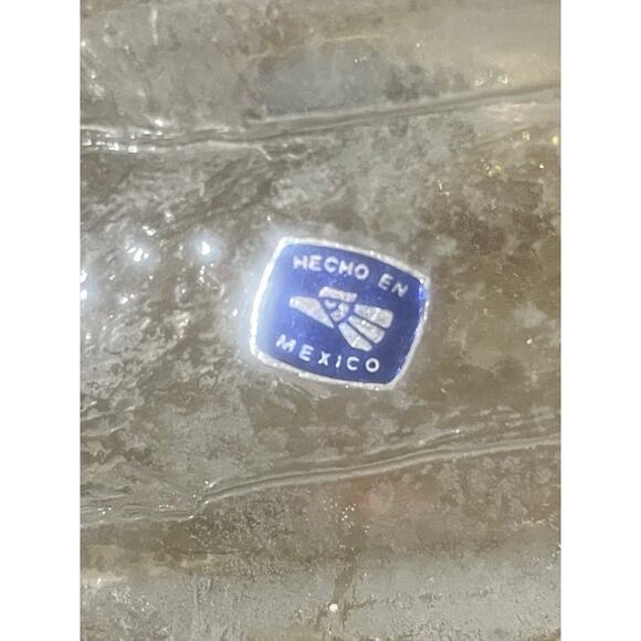 Mexican Gold Crackled Painted Vase - Picture 6 of 6